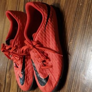 Nike Red Sneakers Youth size US 5.5 Boys Red/Black